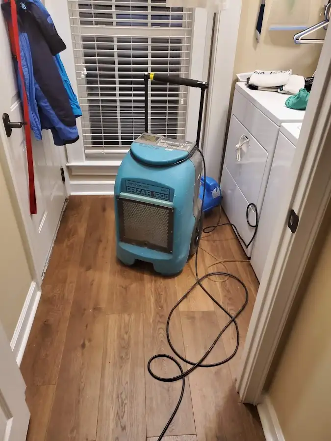 Commercial dehumidifier deployed for Flood Damage Cleanup in Bay Minette