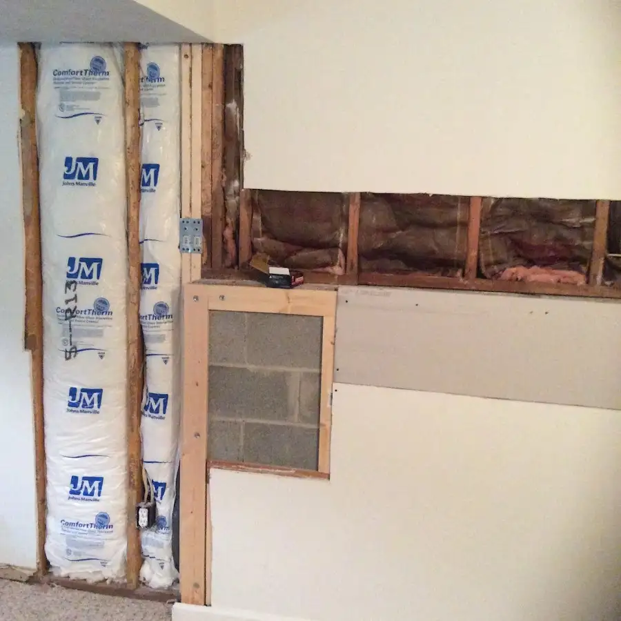 Wall insulation replacement during Structural Drying in Bay Minette
